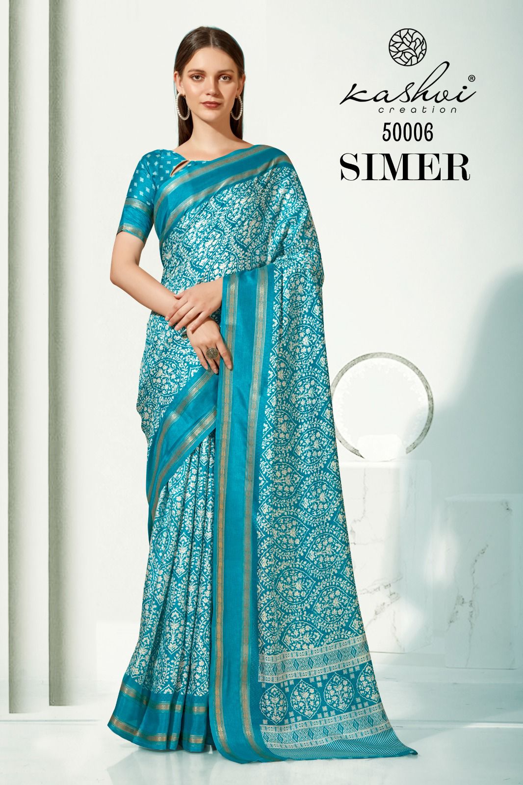 Kashvi Simer By LT Fabrics Daily Wear Sarees Catalog